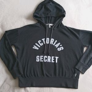 Victoria Secret Gray Hooded Sweatshirt